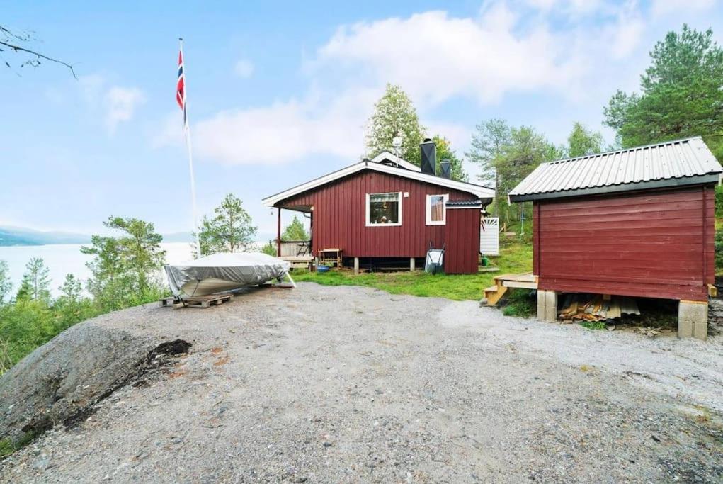 Cozy Cabin With A Great View Skamdal Екстер'єр фото